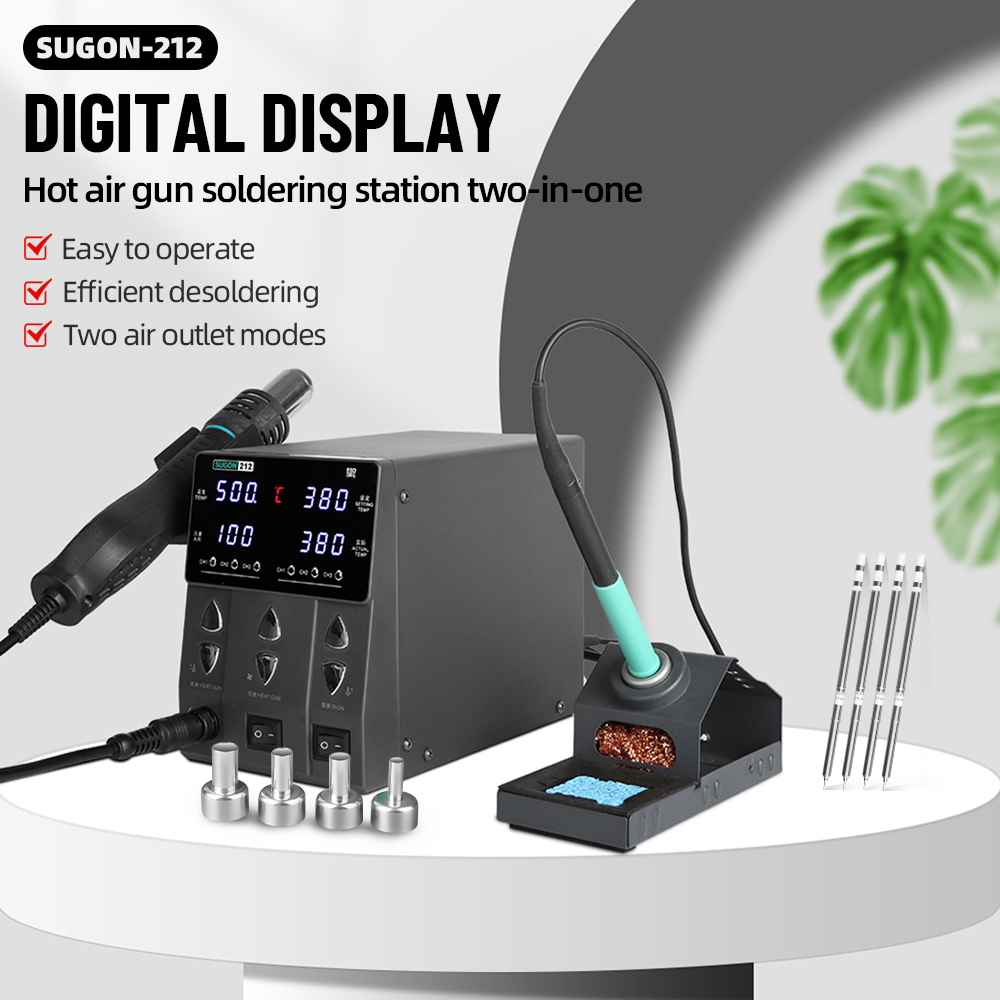 Power Tools Toolstation - SUGON 212 760W 2-in-1 Soldering Station