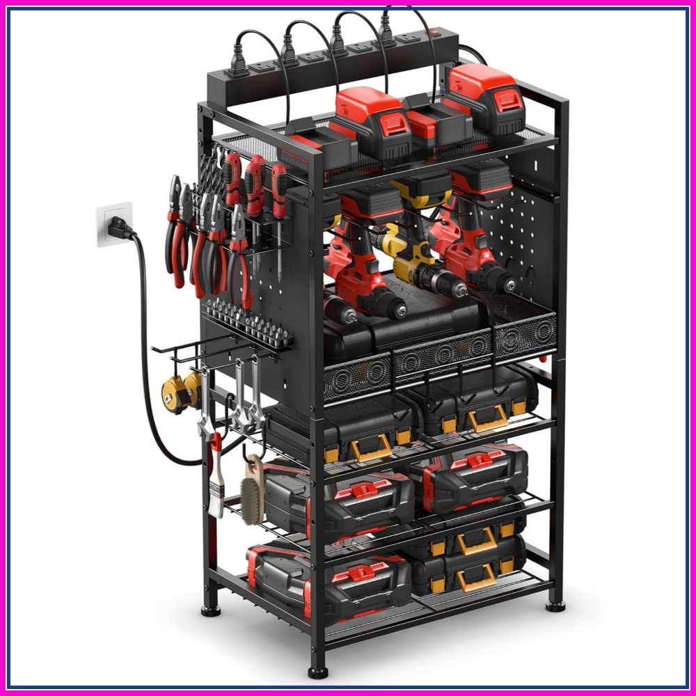 Power Tools Toolstation - Heavy Duty Tool Organizer with Charging