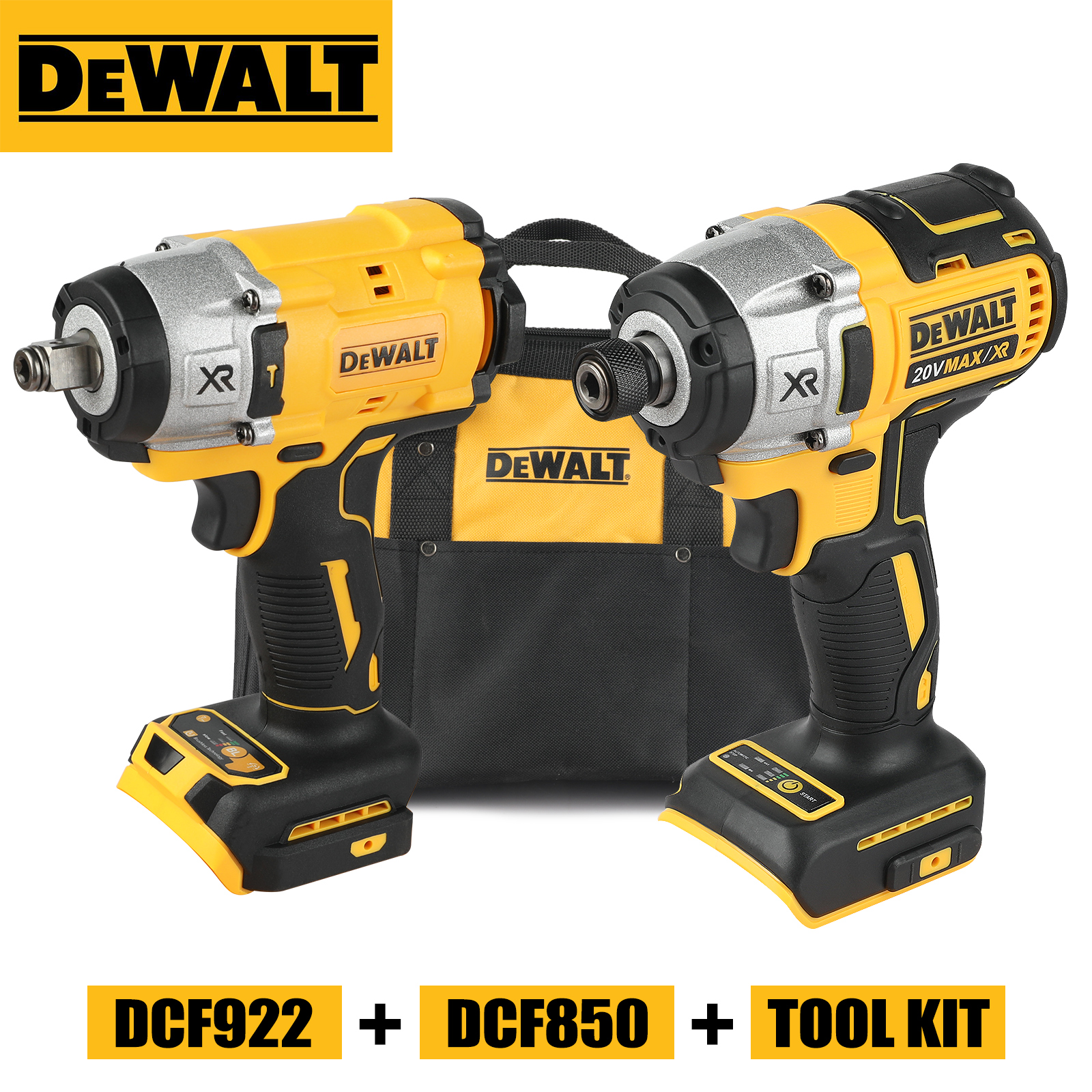 Dewalt Power Tools Xr - DeWalt 20V MAX XR Brushless 2-Tool