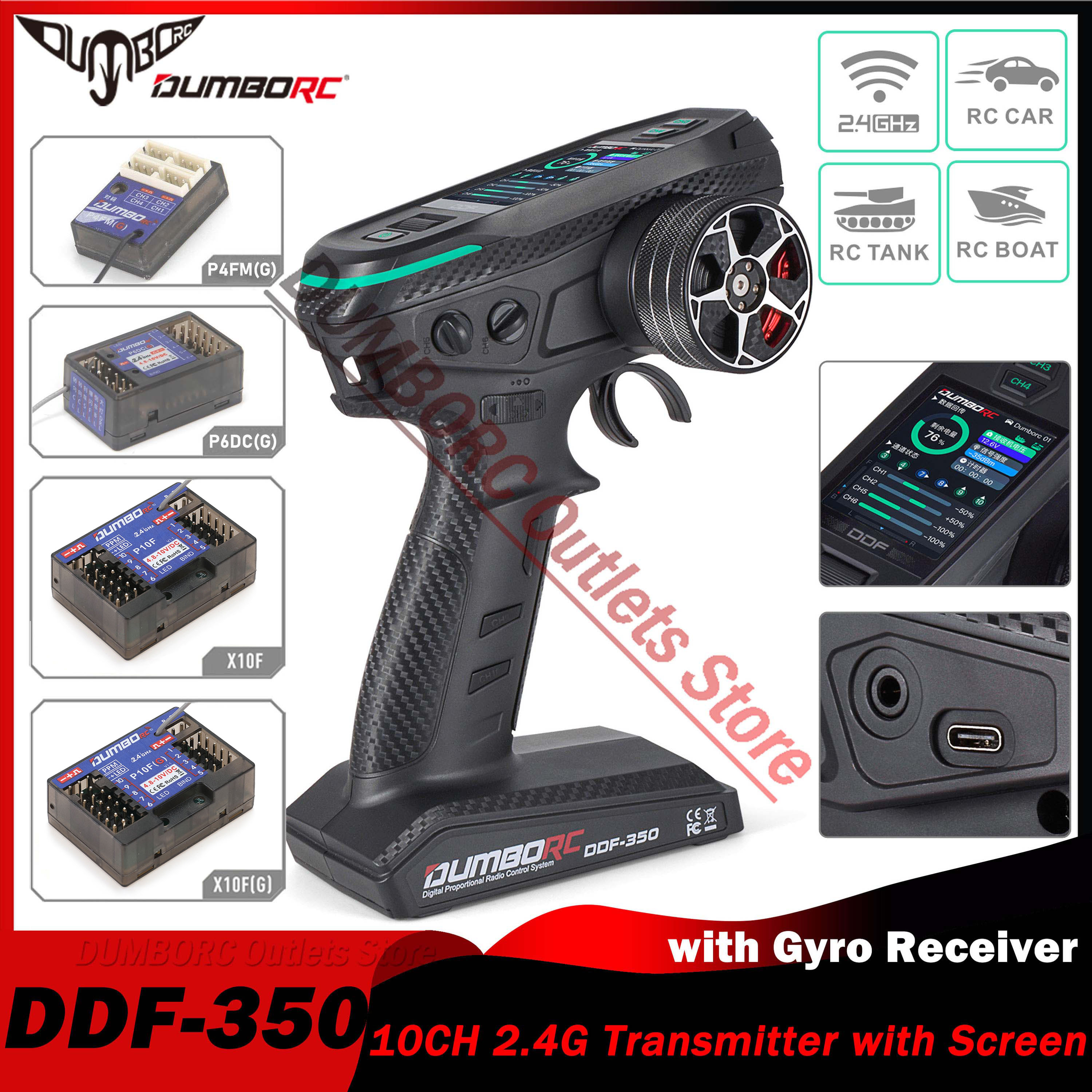 Impact Driver Cordless - DUMBORC DDF-350 10CH RC Remote Controller