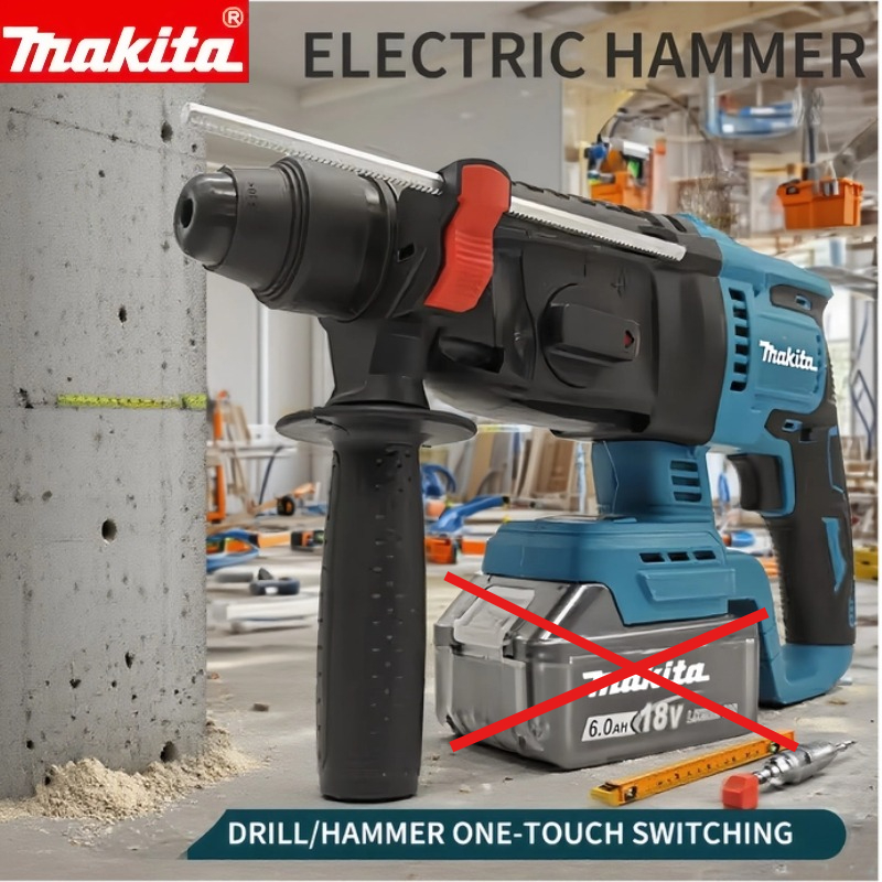 Power Tools Jack Hammer - Makita 26MM Cordless Hammer Brushless Electric