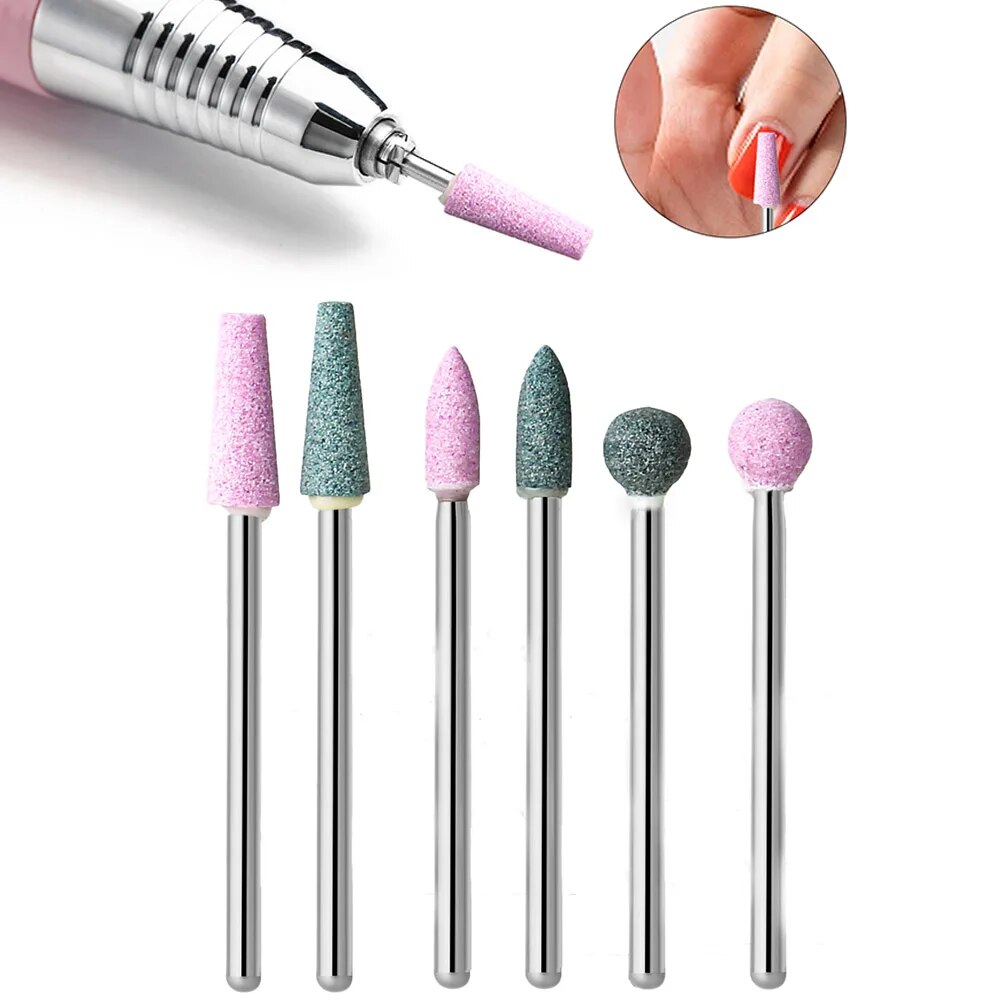 Power Tools Jack - 6pcs Nail Drill Bit Set Stone