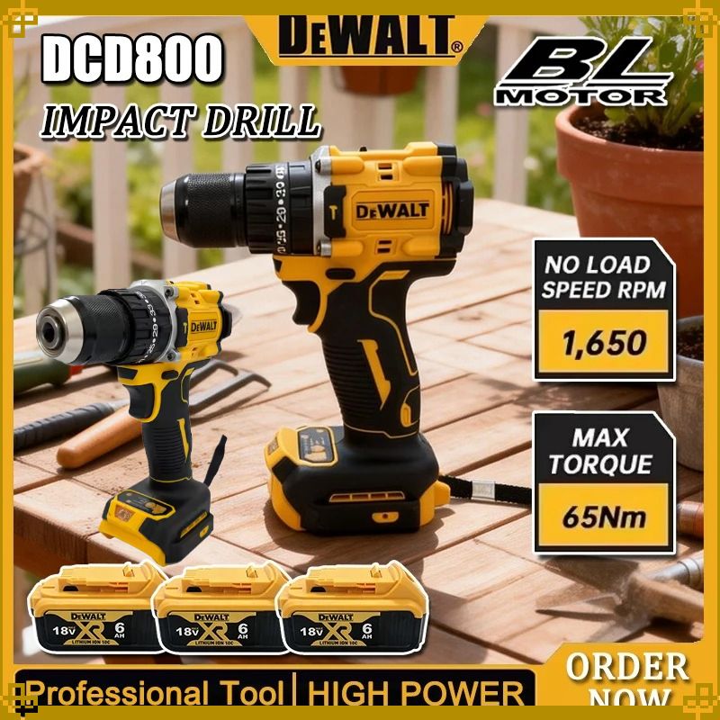 Power Tools Jack - Dewalt DCD800 Cordless Impact Drill 2000RPM