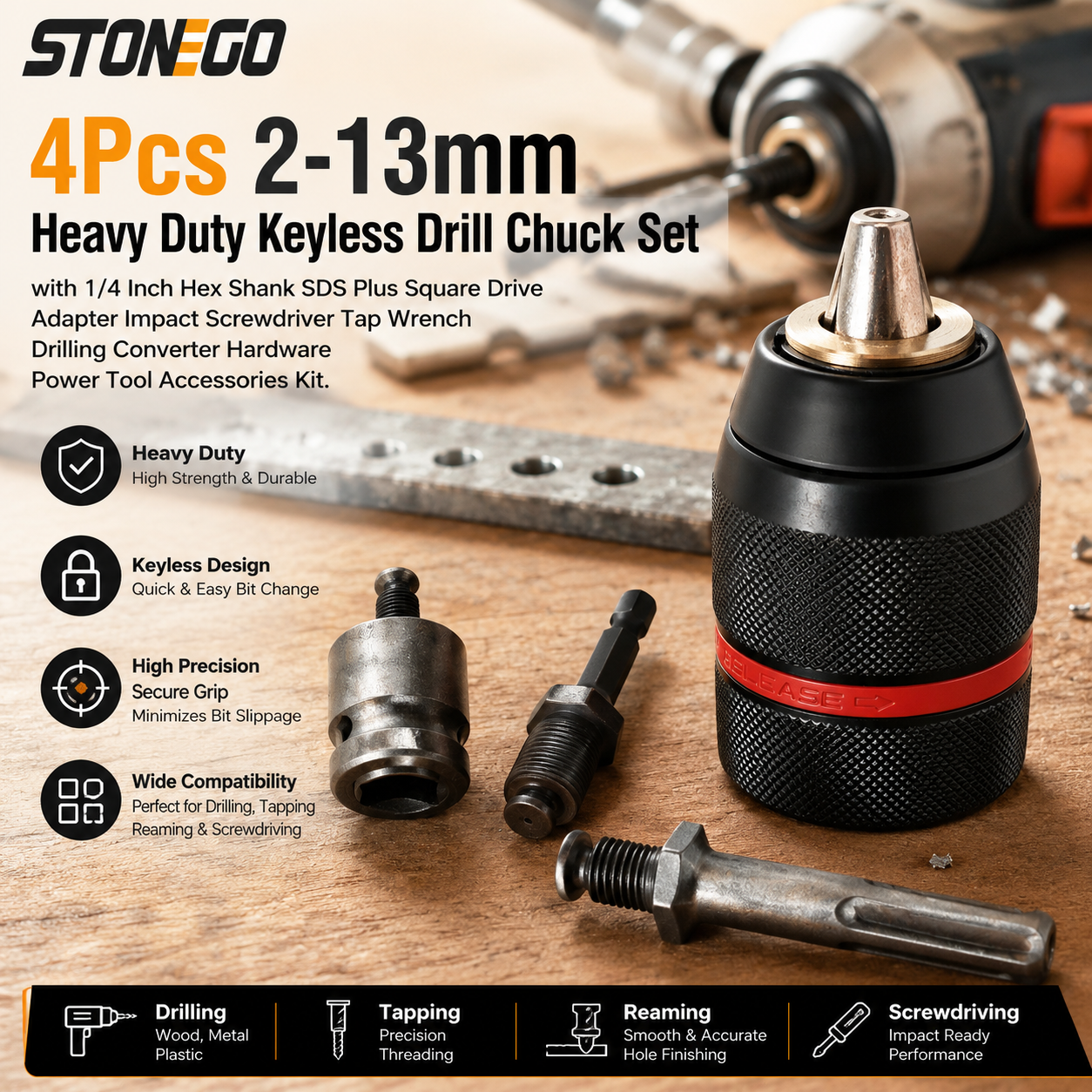 Power Tools Repairs - 1/4 Inch Hex Shank SDS Plus
