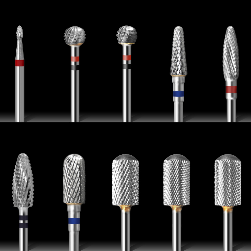 Power Tools Jack - Nail Drill Bit Carbide Milling Cutters