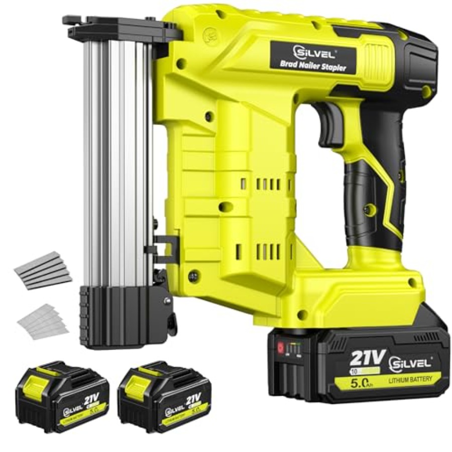 Staple Gun Electric - 21V Cordless Nail Gun 2-in-1 Electric