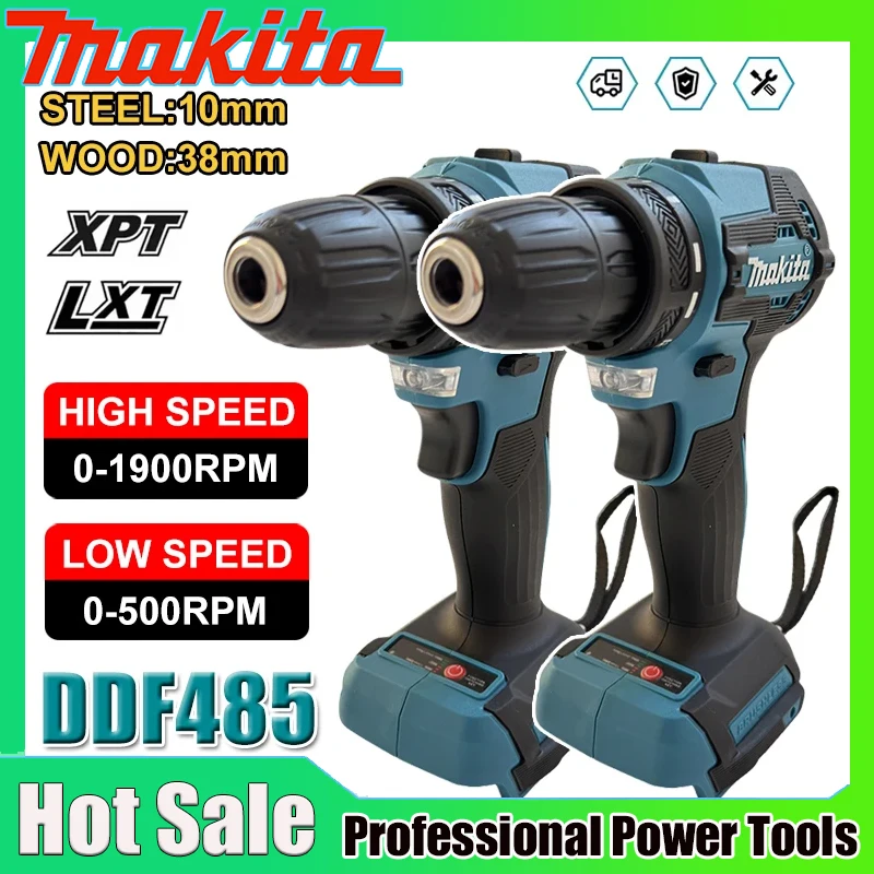 Power Tools Jack - Makita DDF485 Compact Cordless Hammer Drill