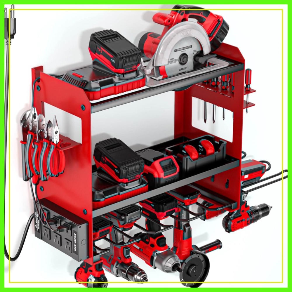 Power Tools Toolstation - Heavy Duty Power Tool Organizer Wall