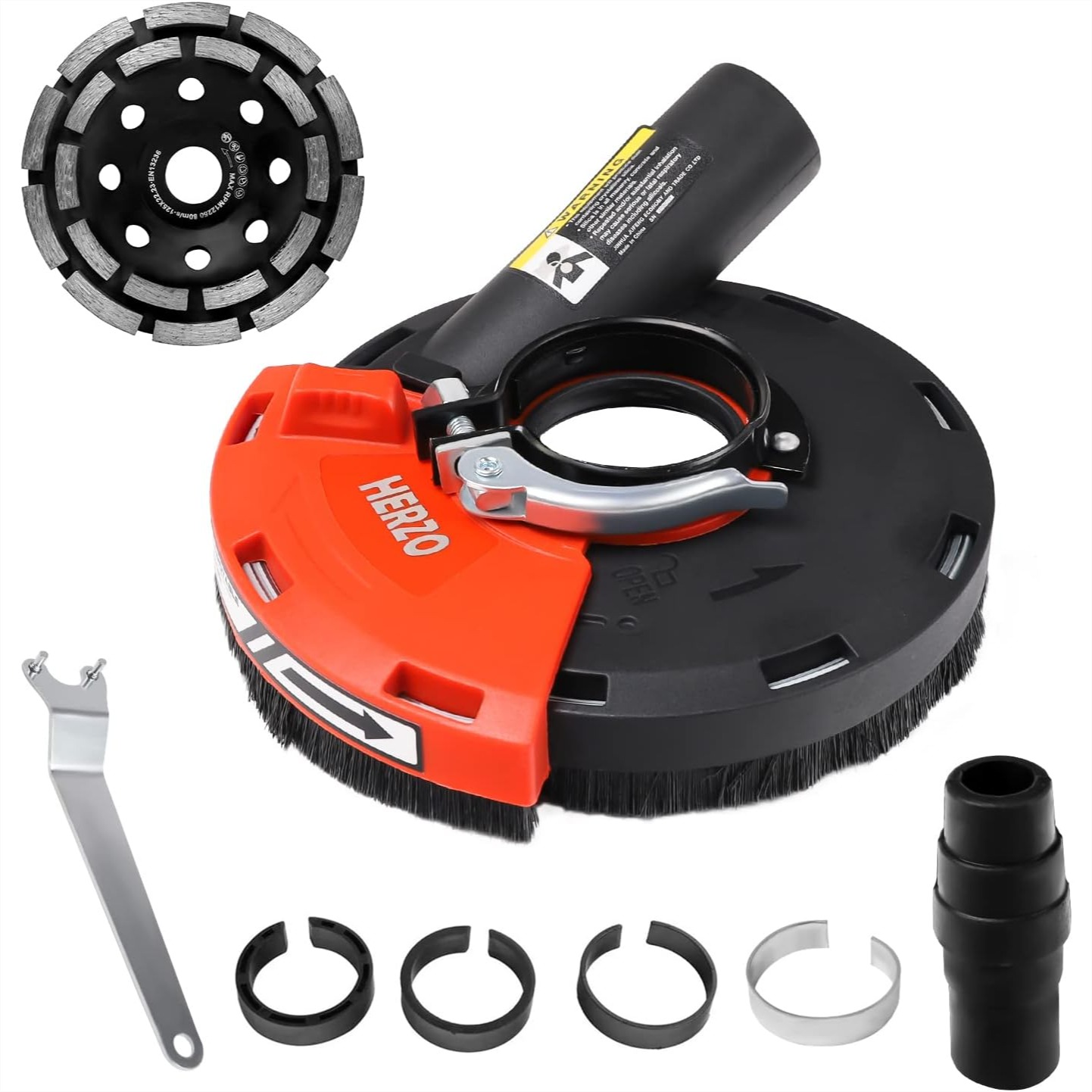 Angle Grinder 4.5 - Surface Grinding Dust Shroud for 4.5