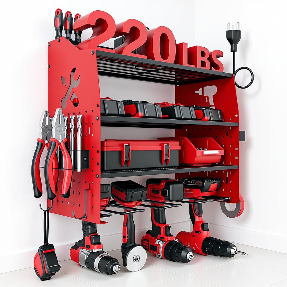 Power Tools Toolstation - Power Tool Organizer Wall Mount with