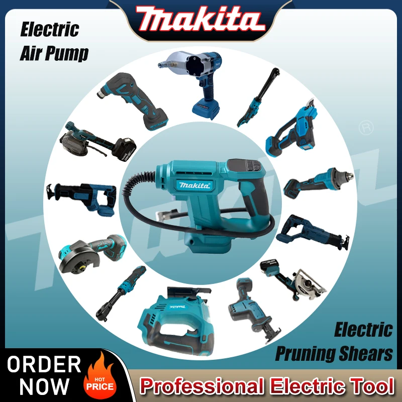 Power Tools Makita Set - Makita Multifunctional Power Tools:Electric Trimmer,Three-inch Cutter,Electric