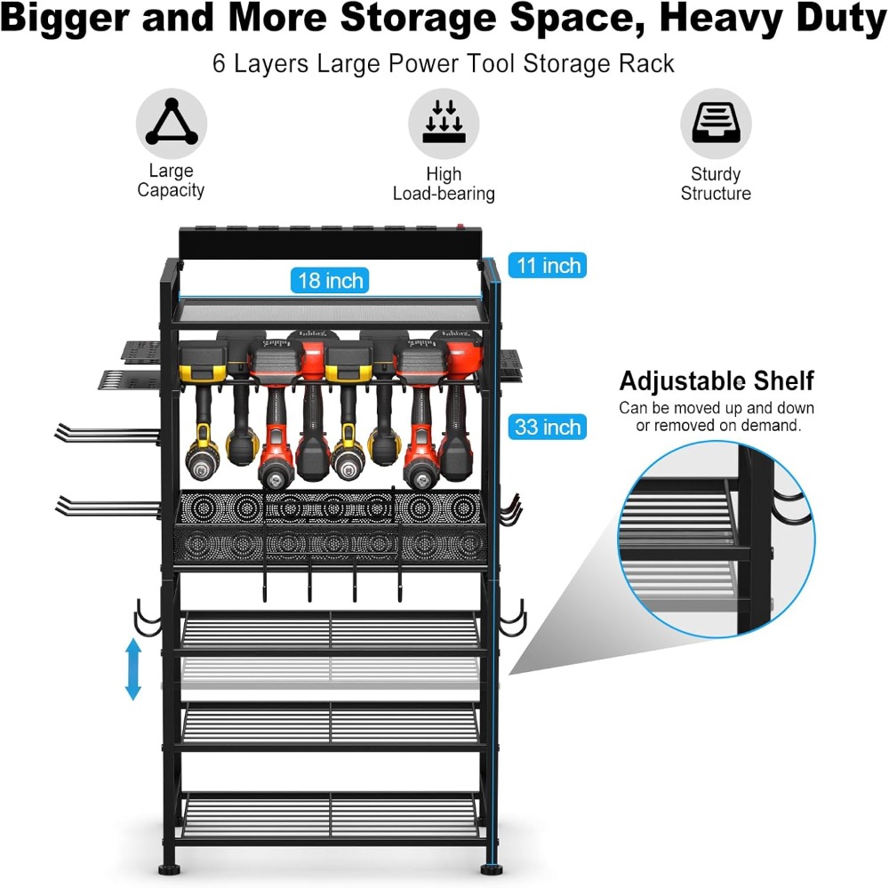 Heavy Duty Tool Organizer with - مراجعة Power Tools Toolstation وسعره