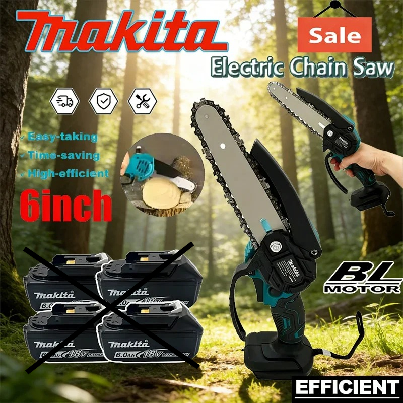 Makita 6 Inch Chain Saw 18V El - مراجعة Power Tools Makita وسعره