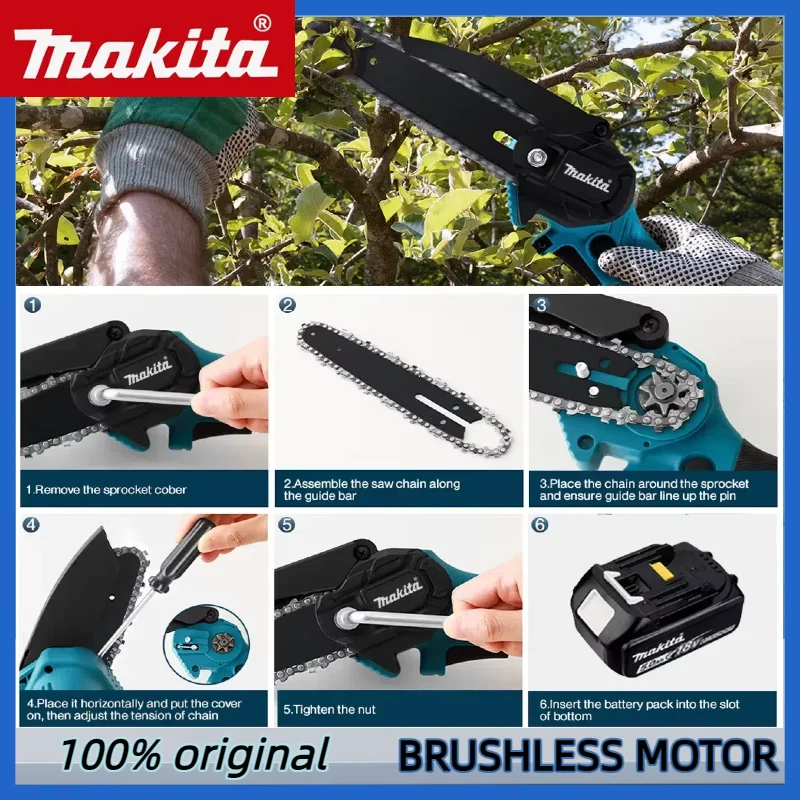 Makita 6 Inch Chain Saw 18V El - مراجعة Power Tools Makita وسعره