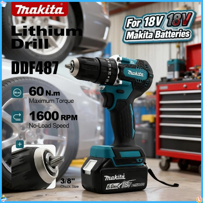 Makita DDF487 18V Electric Dri - مراجعة Power Tools Makita وسعره