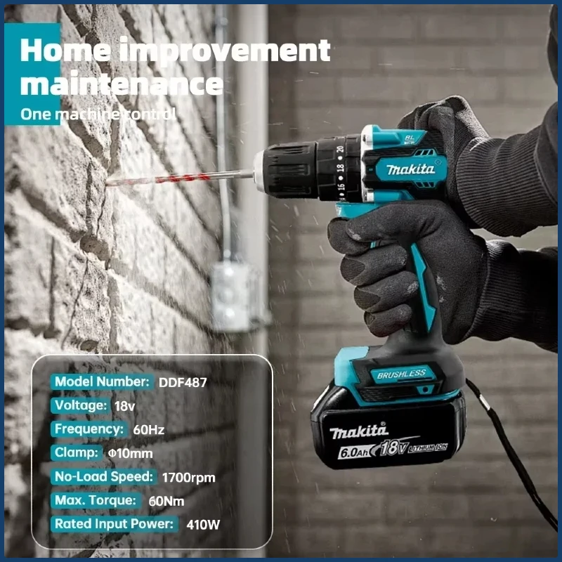 Makita DDF487 18V Electric Dri - مراجعة Power Tools Makita وسعره