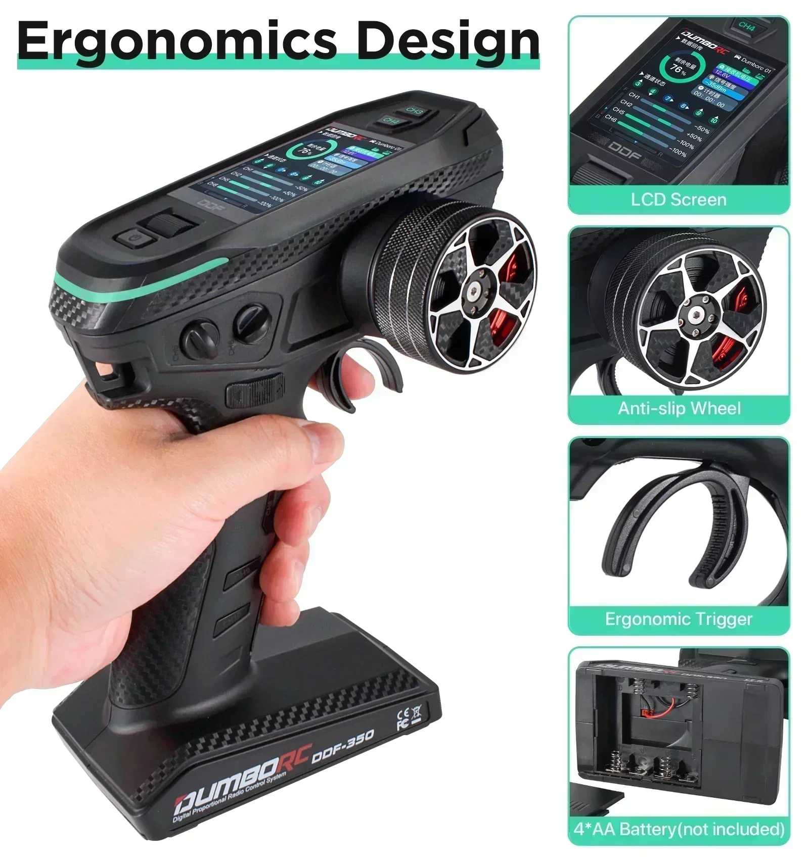 DUMBORC DDF-350 10CH RC Remote - مراجعة Impact Driver Cordless وسعره