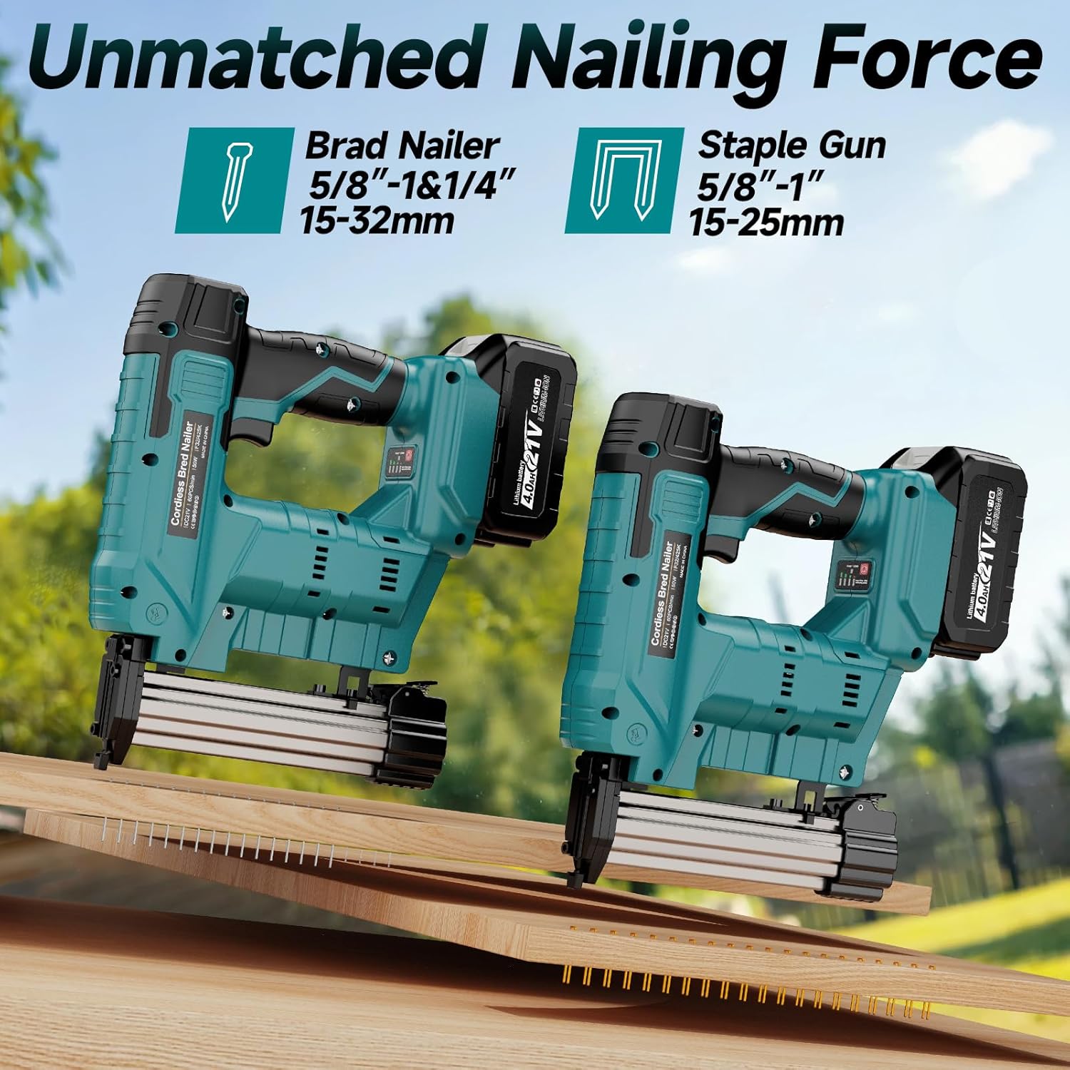 Brushless Brad Nail Gun 2 in 1 - مراجعة Staple Gun Electric وسعره