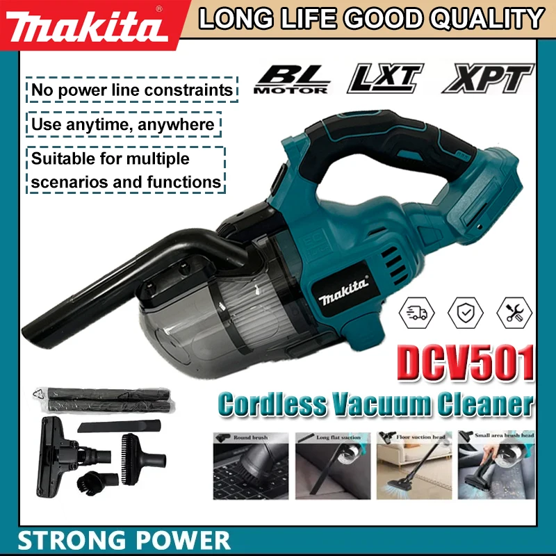 Makita DCV501 Cordless Handhel - مراجعة Power Tools Makita Set وسعره