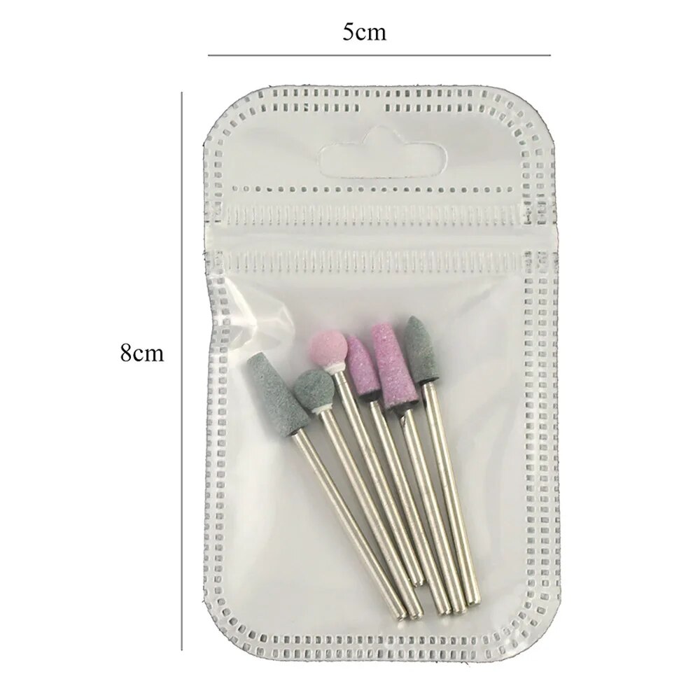 6pcs Nail Drill Bit Set Stone  - مراجعة Power Tools Jack وسعره