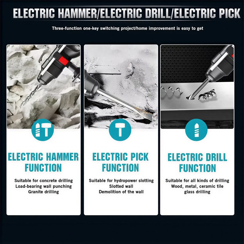 Makita 6.0Ah Battery，Cordless  - مراجعة Power Tools Jack Hammer وسعره