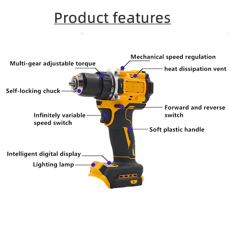 For Dewalt 20V Battery Brushle - مراجعة Dewalt Power Tools Xr وسعره