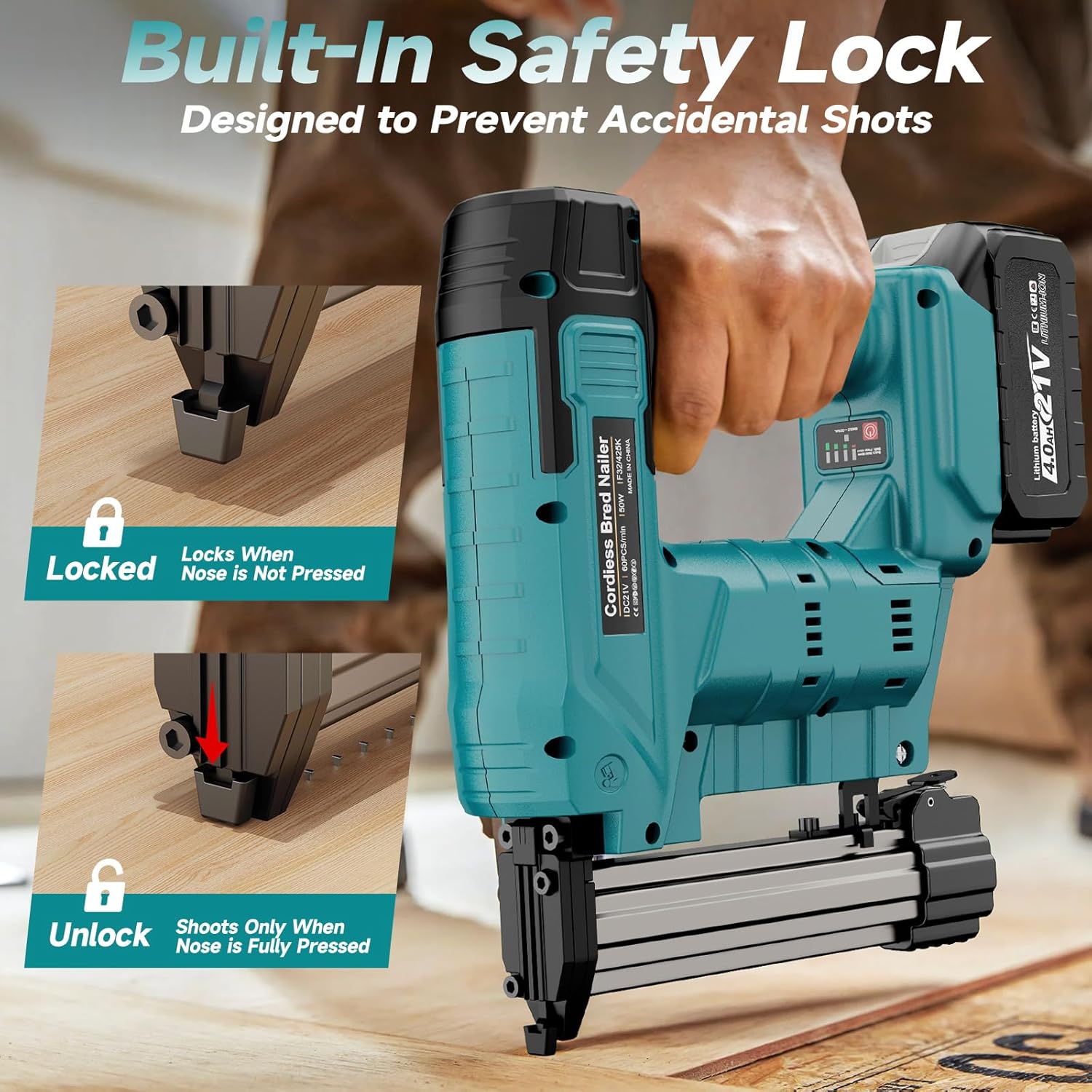 2-In-1 Brushless Portable Elec - مراجعة Staple Gun Electric وسعره