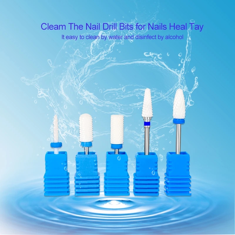 5 PCS/Set Ceramic Nail Drill B - مراجعة Power Tools Jack وسعره