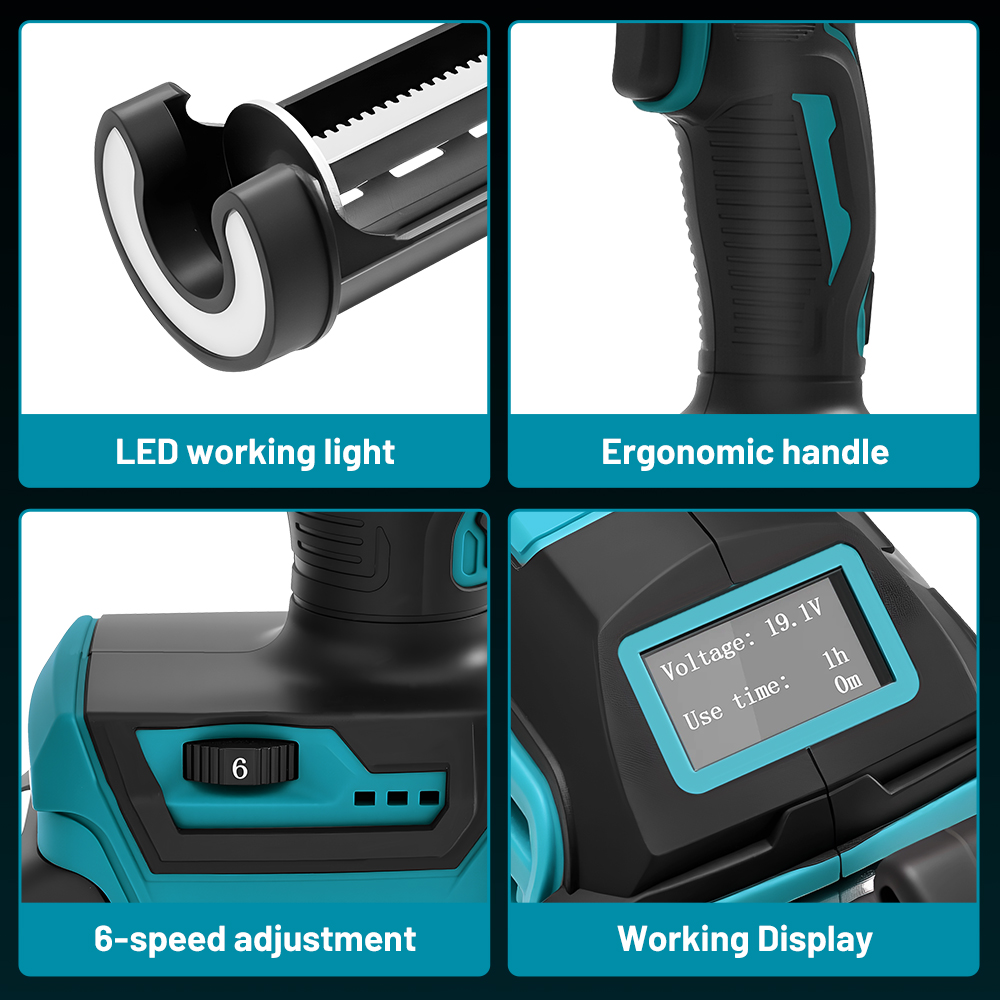 6 Speeds Cordless Electric Glu - مراجعة Power Tools Makita وسعره
