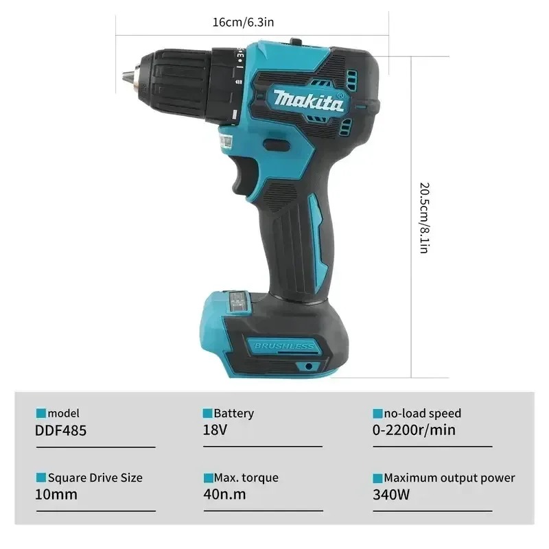 Makita DDF485 10MM Rechargeabl - مراجعة Power Tools Makita Set وسعره