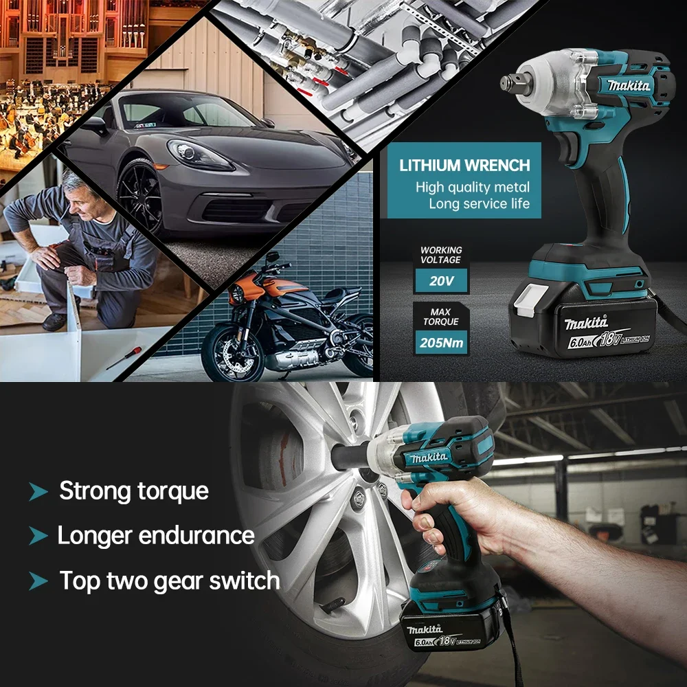 Makita DTW285 18V Tool Set Bru - مراجعة Power Tools Makita Set وسعره