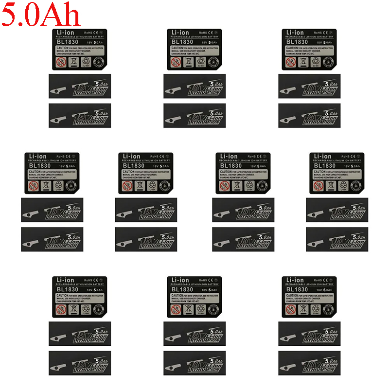 10 Sets BL1830 Tag Li-Ion batt - مراجعة Power Tools Jack Hammer وسعره