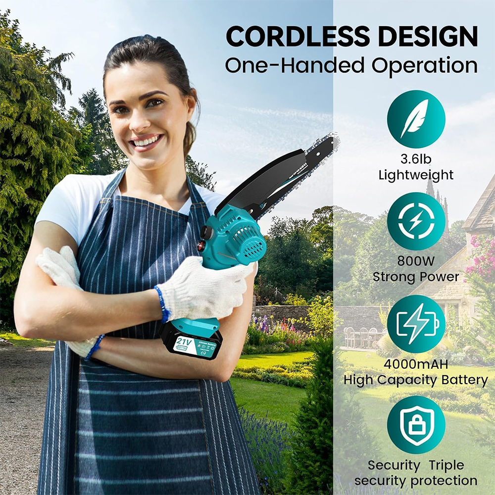 SEESII 8'' Mini Cordless Chain - مراجعة Power Tools Makita Set وسعره