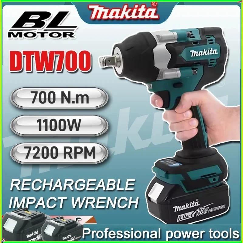Makita DTW700 Brushless Electr - مراجعة Power Tools Makita Set وسعره