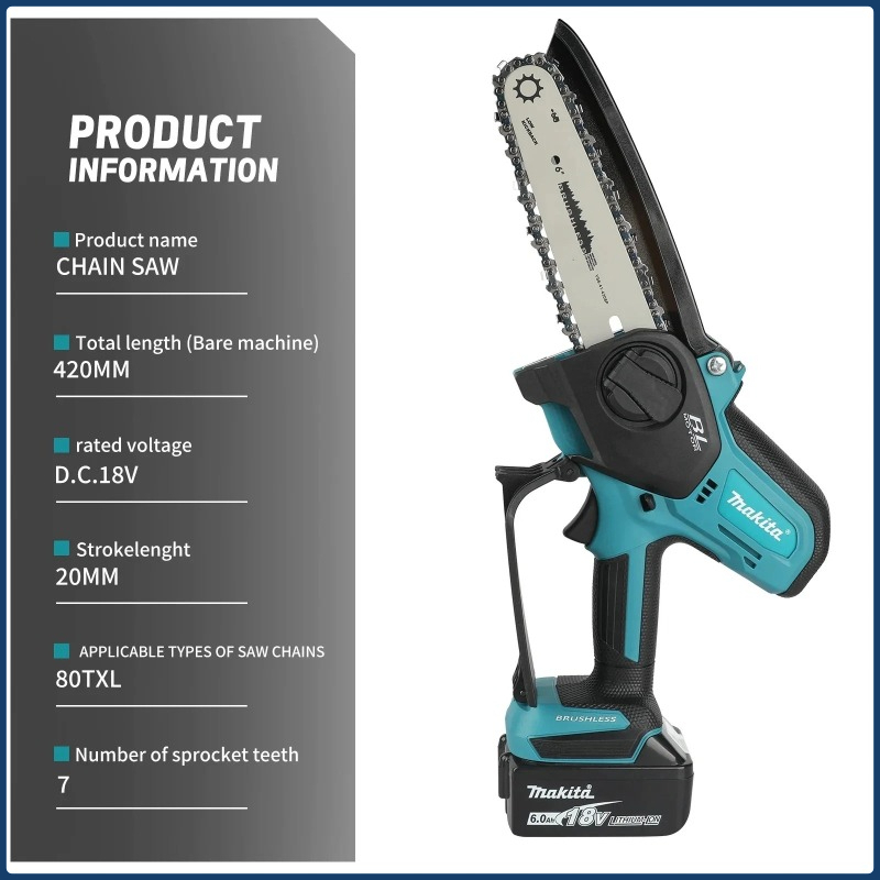 Makita 6inch Chain Saw Electri - مراجعة Power Tools Makita Set وسعره