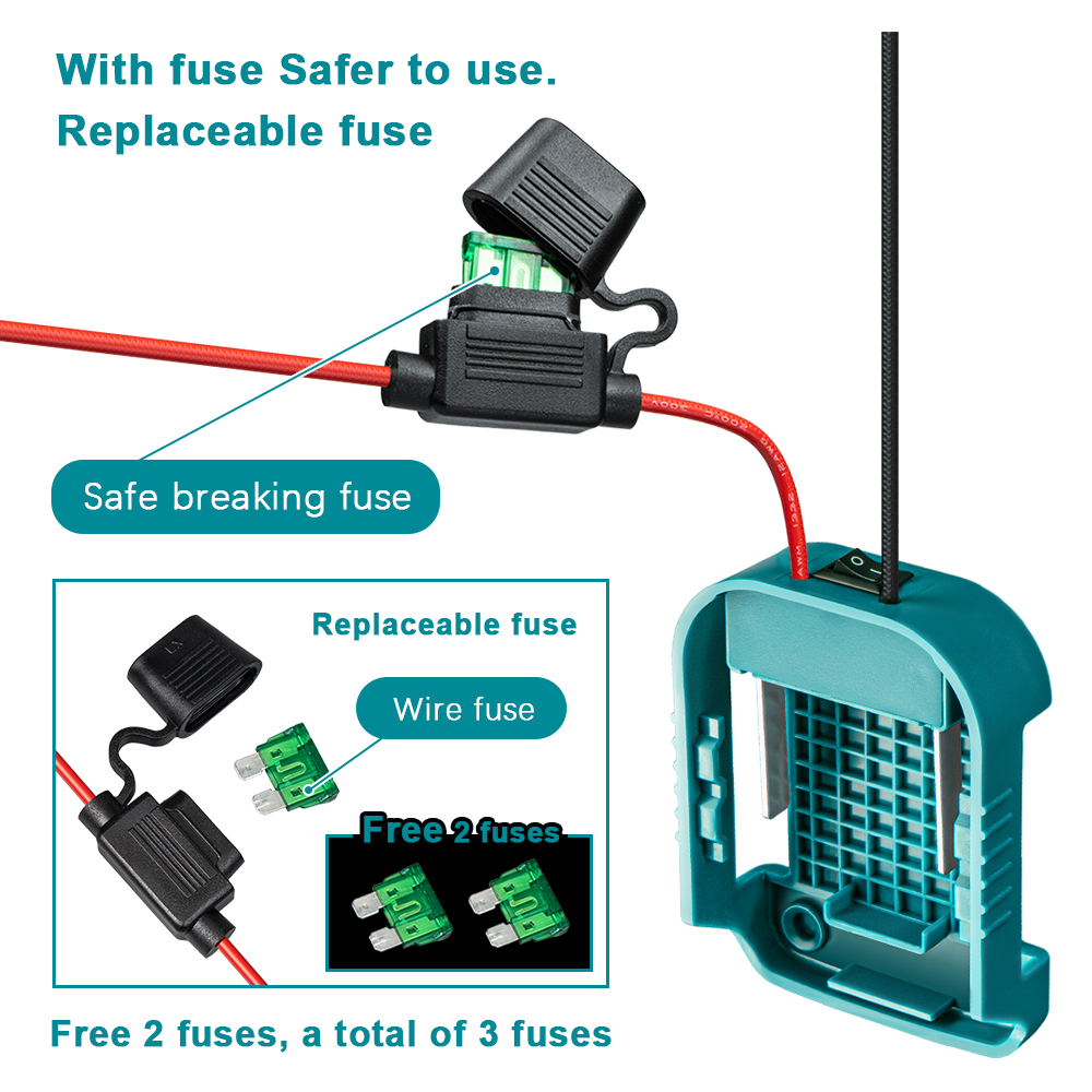 External Battery Adapter Conve - مراجعة Power Tools Makita Set وسعره