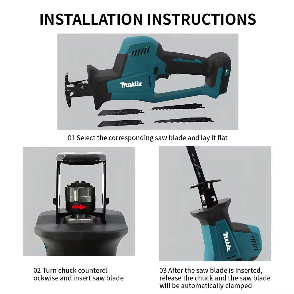 Makita DJR189 18V Cordless Ele - مراجعة Power Tools Makita وسعره