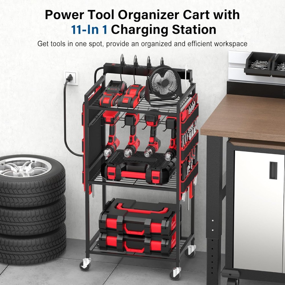 Garage Large Power Tool Organi - مراجعة Power Tools Toolstation وسعره