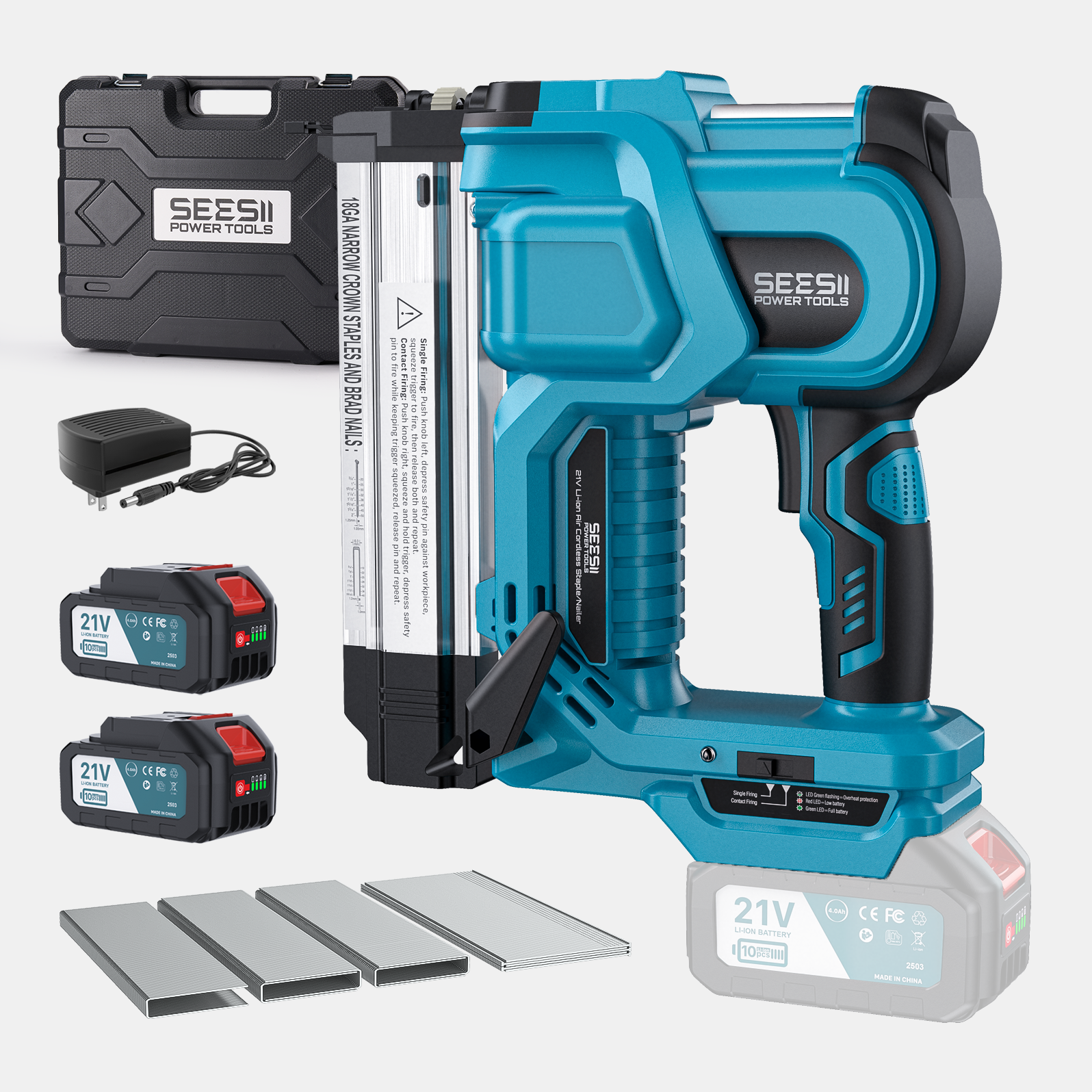 SEESII Electric Impact Nail Gu - مراجعة Staple Gun Electric وسعره