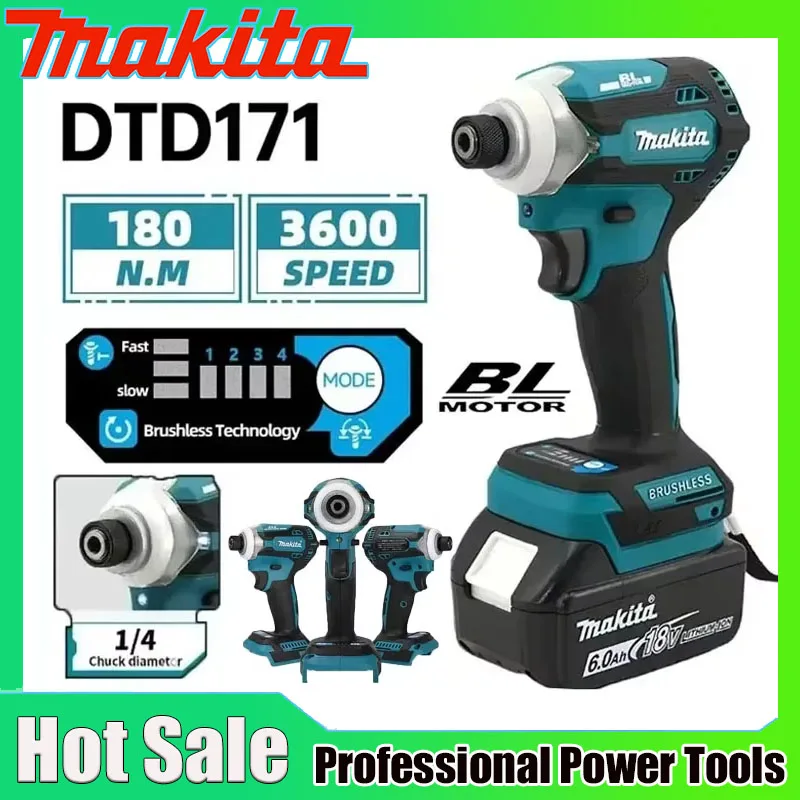 Makita DTD171 Brushless Impact - مراجعة Impact Driver Cordless وسعره