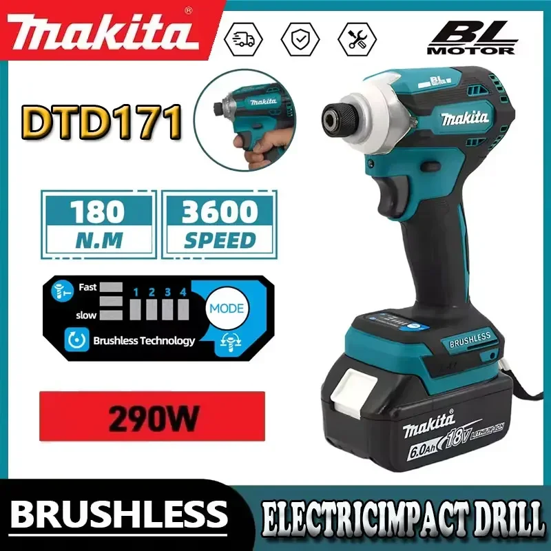 Makita DTD171 Brushless Impact - مراجعة Impact Driver Cordless وسعره