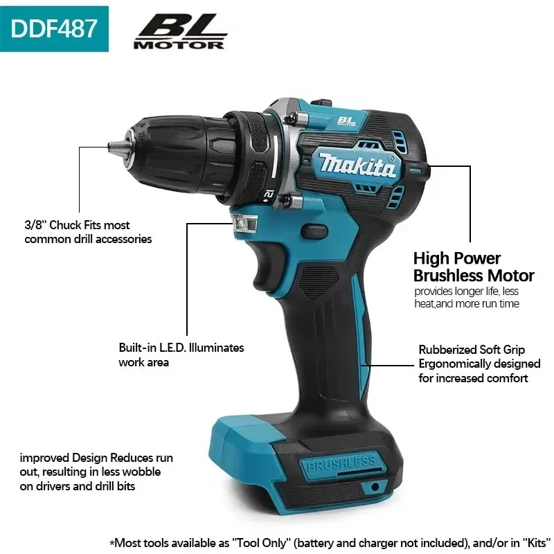 Makita DHP487 LXT Brushless Im - مراجعة Power Tools Makita وسعره